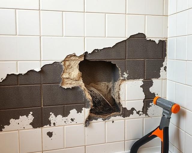 That Wasn't a Tile Problem: The Bathroom Renovation That Uncovered a Hidden Leak — water damage restoration story in Greensboro